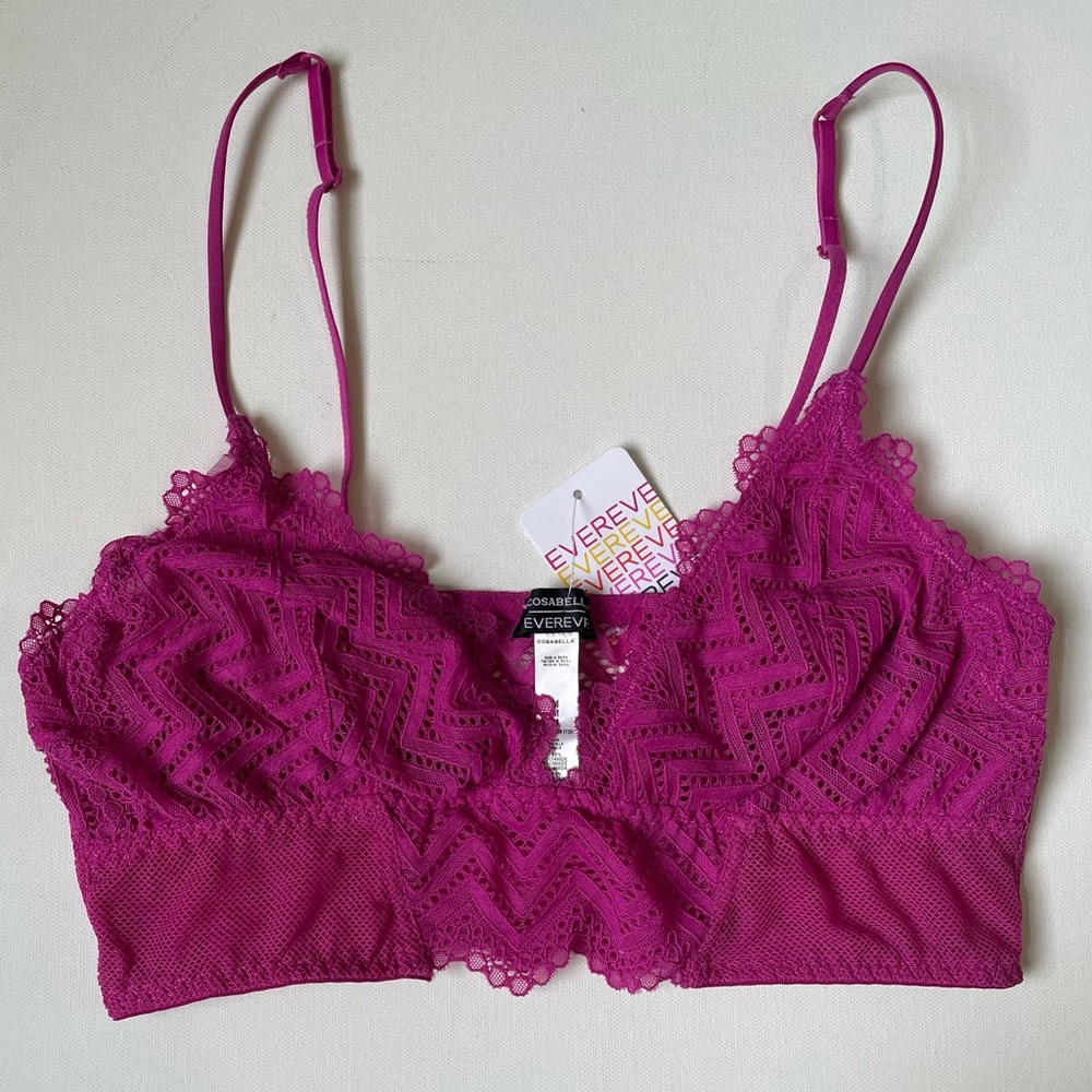 NWT Cosabella EVEREVE Tess Cami Bralette M